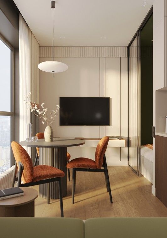 Дизайн-проект студии 30 м² в ЖК Very